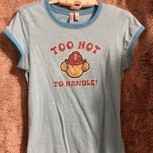 Too Hot to Handle Y2k Aeropostale Baby Tee